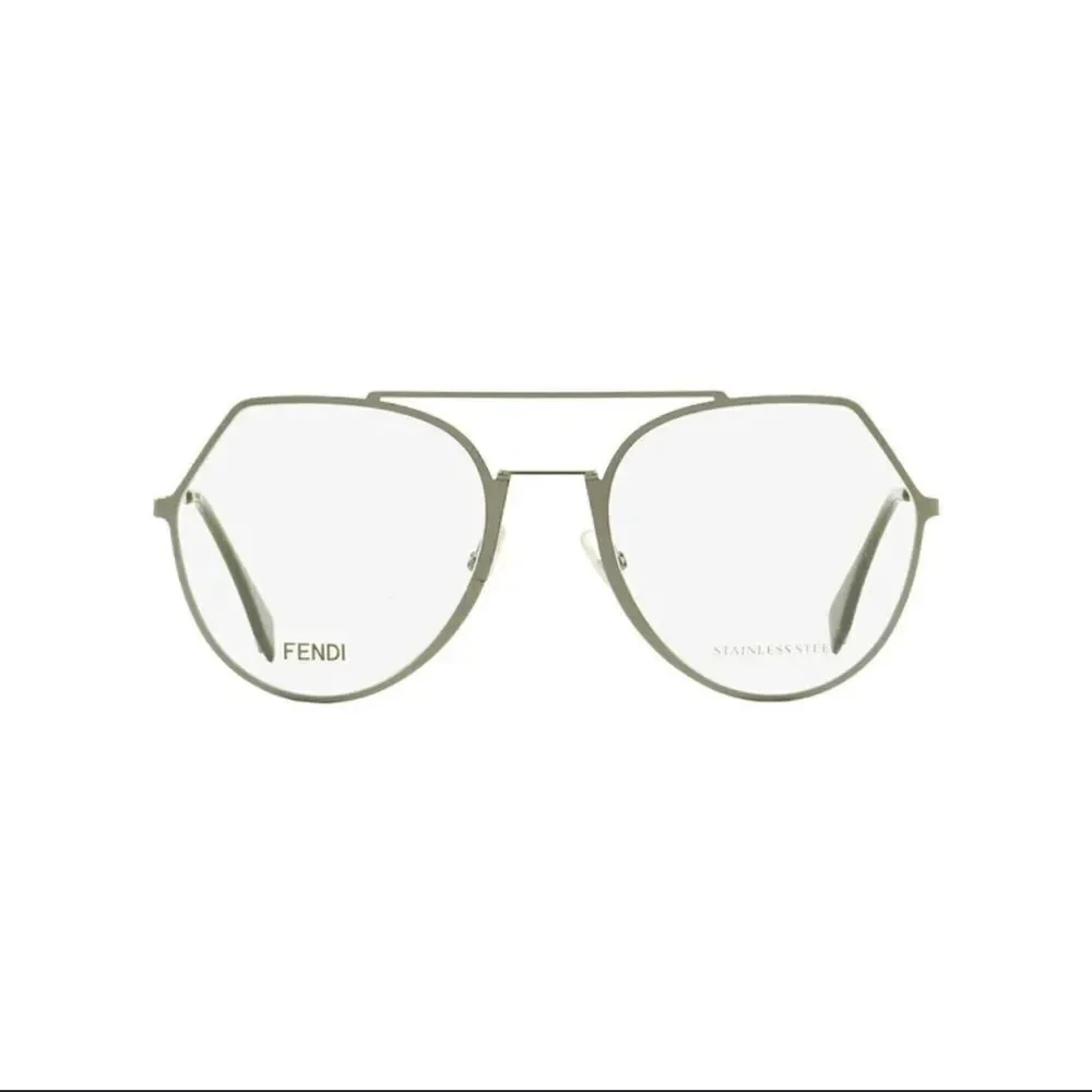 Fendi Demo Geometric Ladies Eyeglasses FF 0329 NEW